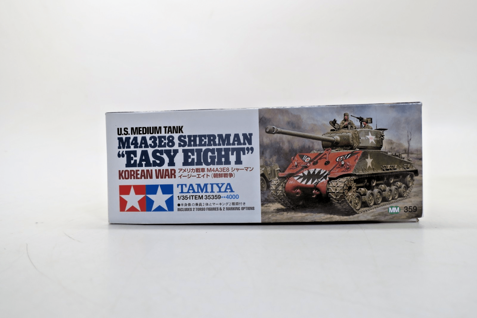 Tamiya 1/35 M4A3E8 Sherman "Easy Eight" Korean War Model Kit 35359 - WISE GUYS HOBBIES LLC