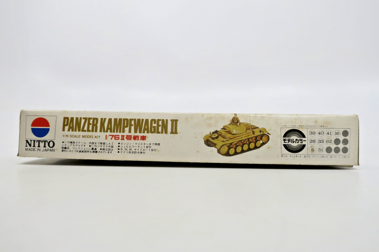 Vintage Nitto 1/76 Panzer Kampfwagen II Model Kit - WISE GUYS HOBBIES LLC