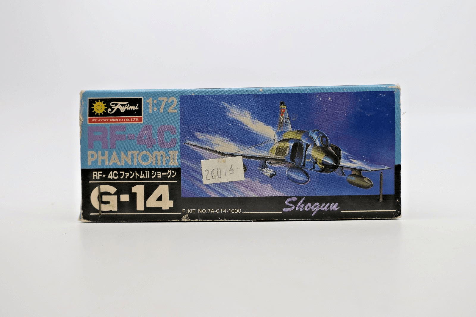 Vintage Fujimi 1/72 RF - 4C Phantom II Shogun Model Kit G - 14 - WISE GUYS HOBBIES LLC