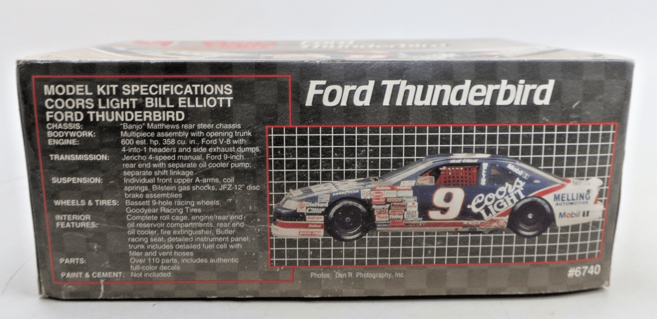 AMT 1/25 6740 Ford Thunderbird NASCAR Model Kit - WISE GUYS HOBBIES LLC