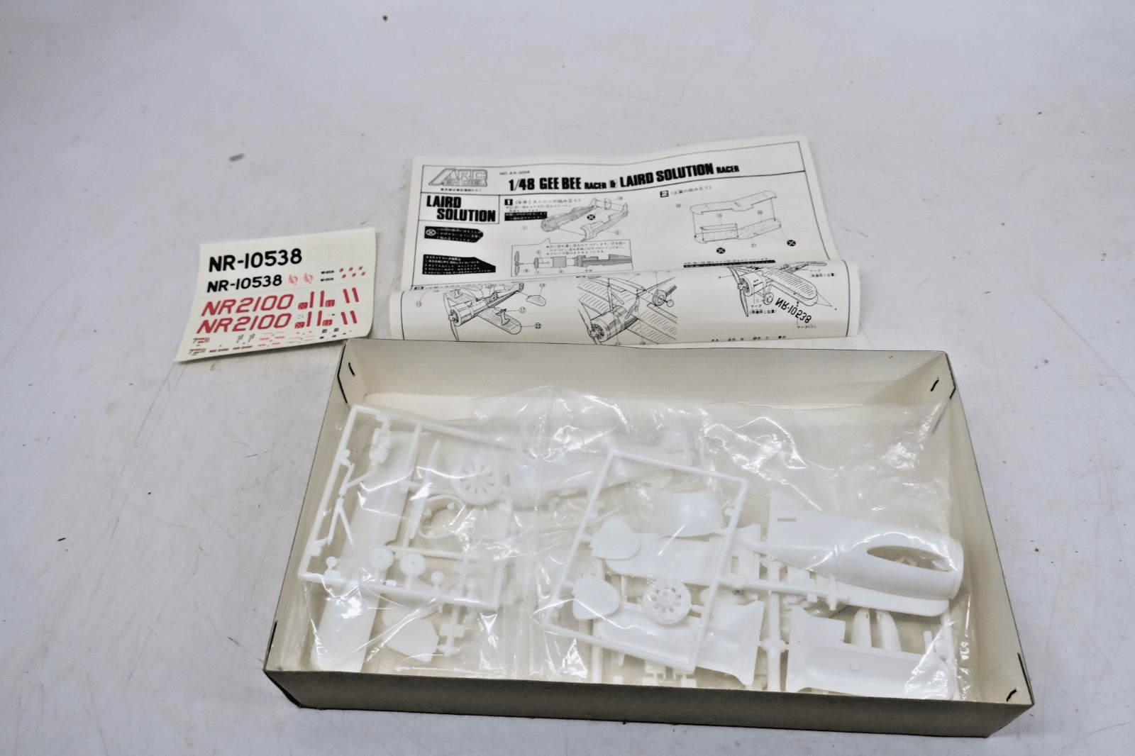 Arc En Ciel 1/48 Gee Bee And Laird Solution Racer Model Kit AA - 004 - WISE GUYS HOBBIES LLC