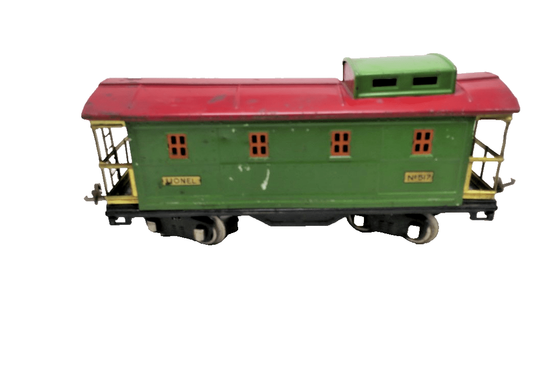 LIONEL PREWAR STANDARD GAUGE 8E OLIVE GREEN SET  353 FREIGHT SET - WISE GUYS HOBBIES LLC