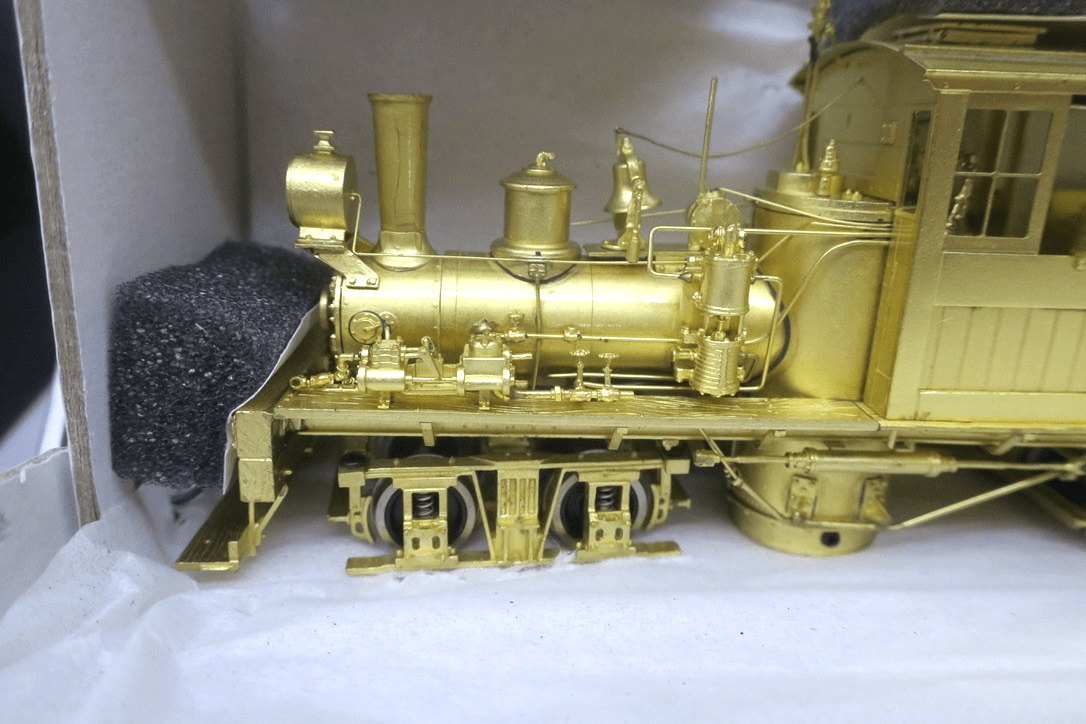 SN3 BRASS PBL MICH-CAL 2 TEE BOILER 16 TON SHAY UNPAINTED MILESTONE MODELS - WISE GUYS HOBBIES LLC