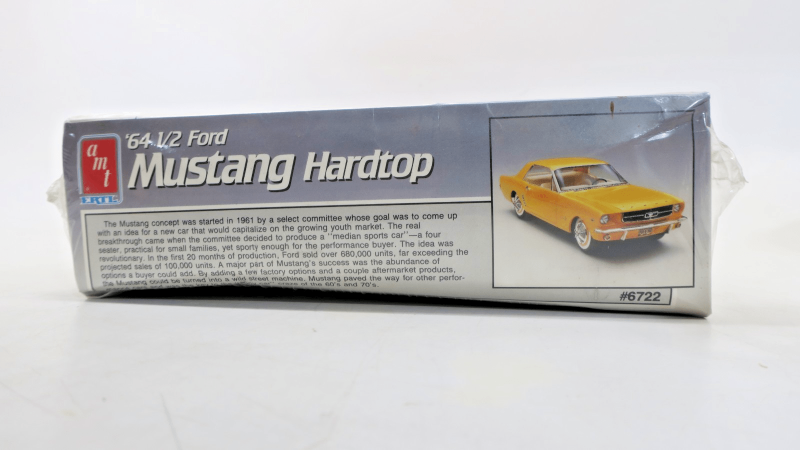 AMT ERTL 1/16 '64 1/2 Ford Mustang Hardtop Model Kit 6722 - WISE GUYS HOBBIES LLC