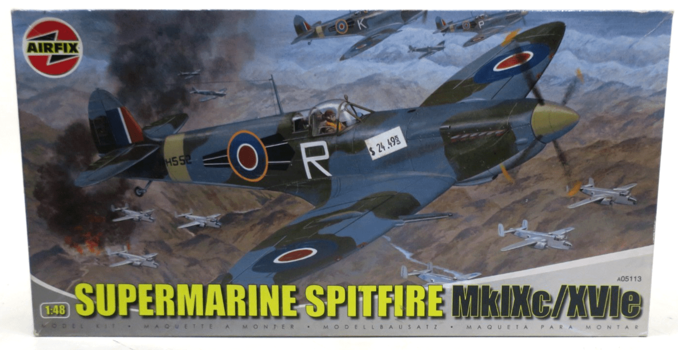 Airfix 1/48 Supermarine Spitfire MkIXc/XVIe Model Kit A05113 - WISE GUYS HOBBIES LLC