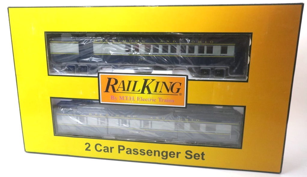 MTH O ~BALTIMORE & OHIO 60'MADISON PASSENGER - 2 CAR SET-COMBO/DINER ~ #30-69171