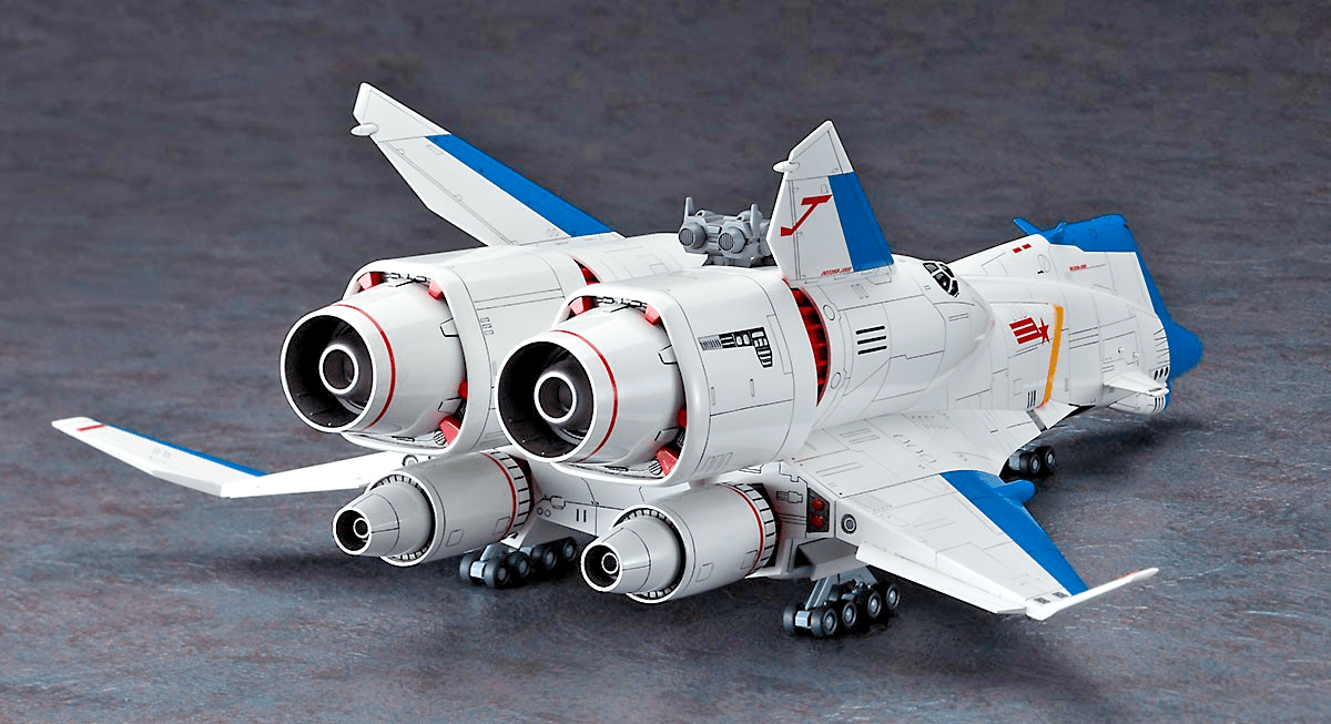 Hasegawa Crusher Joe 1/400 Minerva (OVA Version) w/ Alfin Figure Model Kit - WISE GUYS HOBBIES LLC