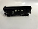 US HOBBIES KTM O SCALE 2R 2 BAY FISH BELLY NORFOLK & WESTERN COAL HOPPER - WISE GUYS HOBBIES LLC