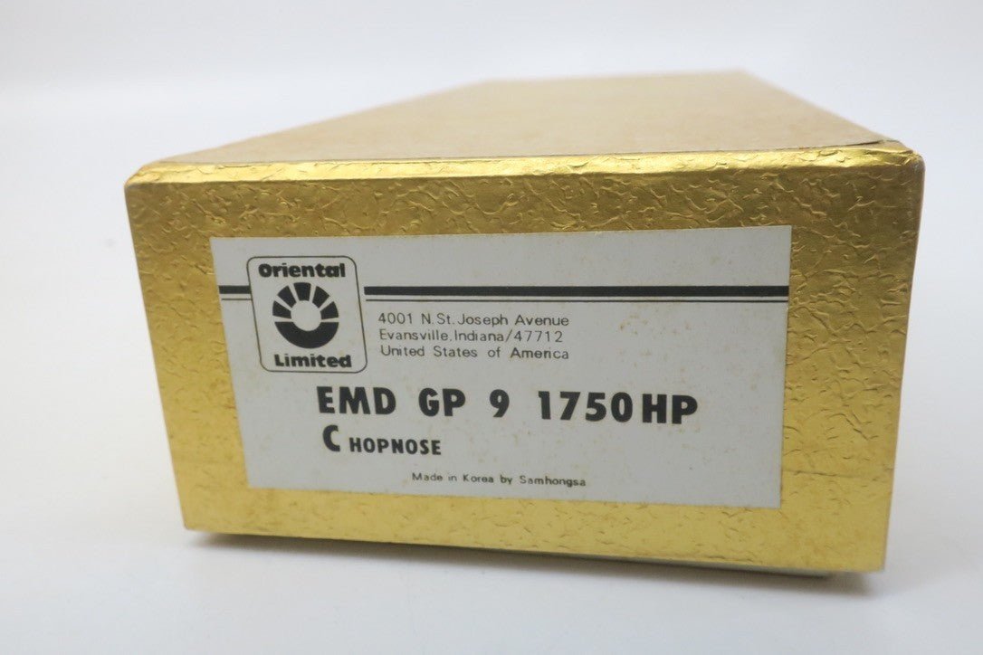 Oriental Limited Brass Western Maryland EMD GP 9 1750 Hp Chopnose Unpainted - WISE GUYS HOBBIES LLC