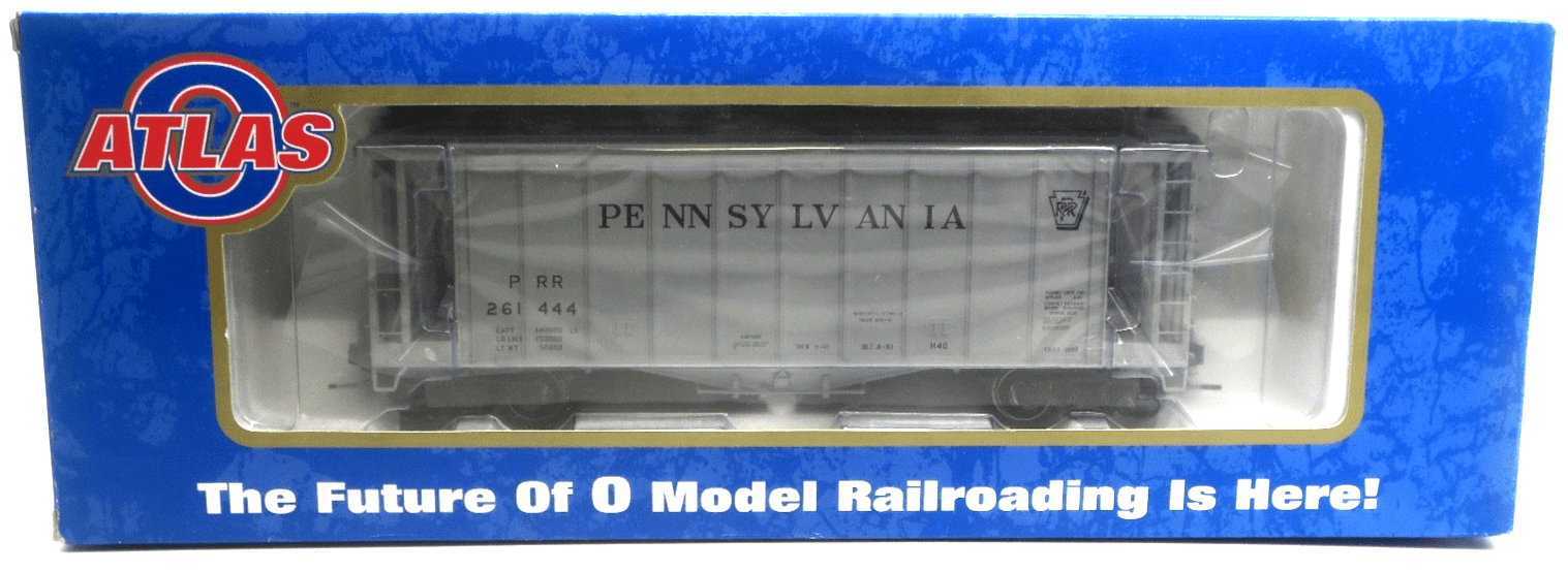ATLAS O Scale GATX Airslide Covered Hopper 7358 - 2 Pennsylvania 261444 2 Rail - WISE GUYS HOBBIES LLC