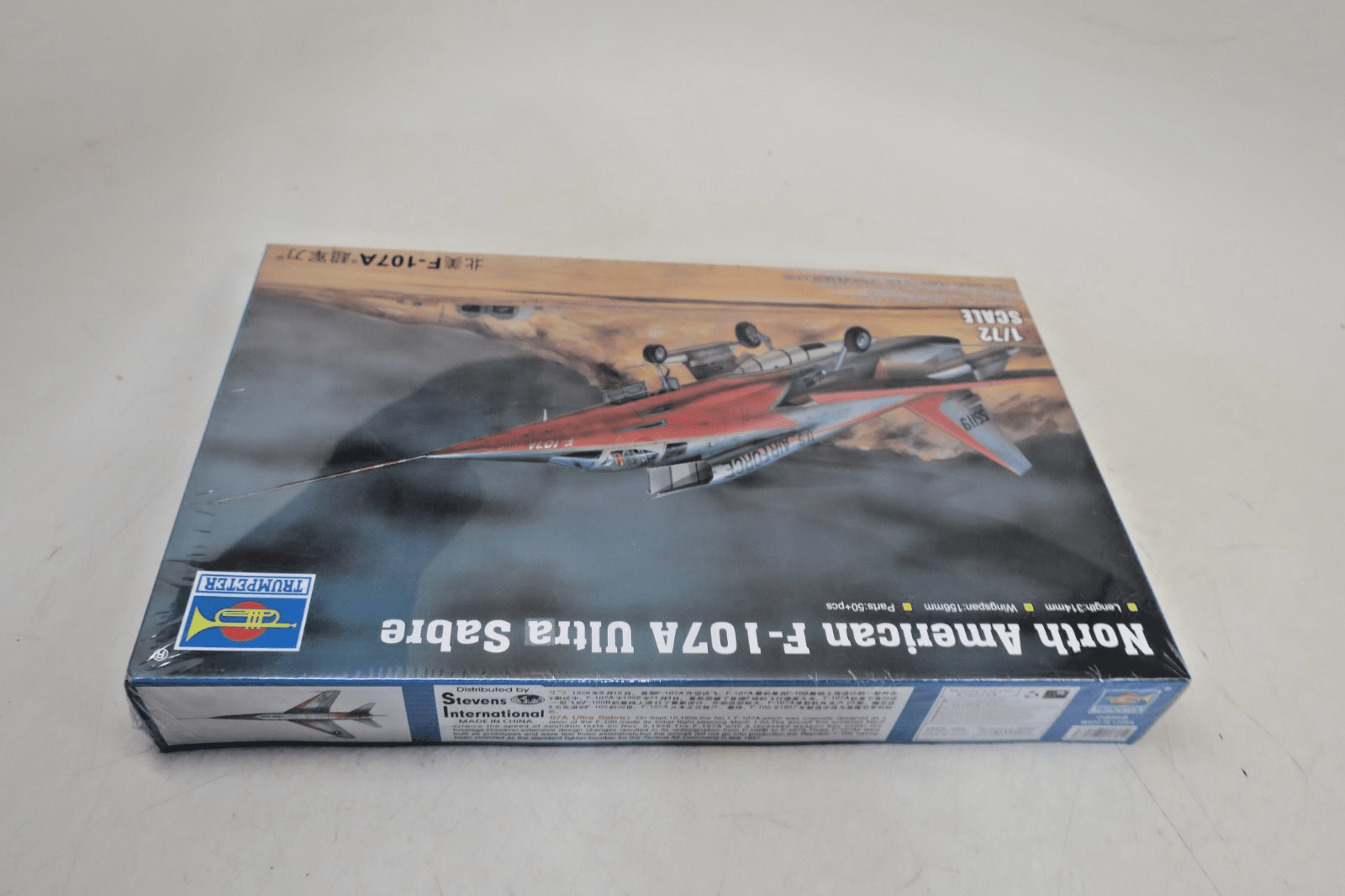 Trumpeter 1/72 North American F - 107A Ultra Sabre Model kit 01605 - WISE GUYS HOBBIES LLC