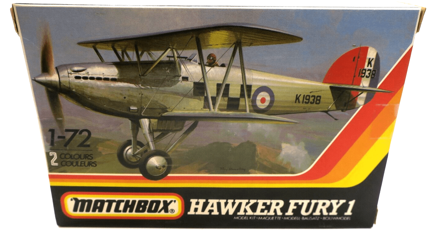 Matchbox 1/72 Hawker Fury 1 Model Kit PK-1 - WISE GUYS HOBBIES LLC