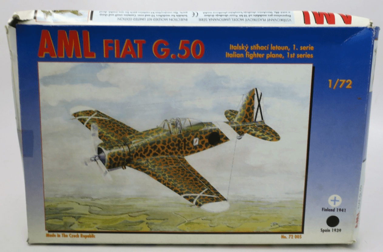 AML 1/72 Fiat G.50 Model Kit 72 005 - WISE GUYS HOBBIES LLC