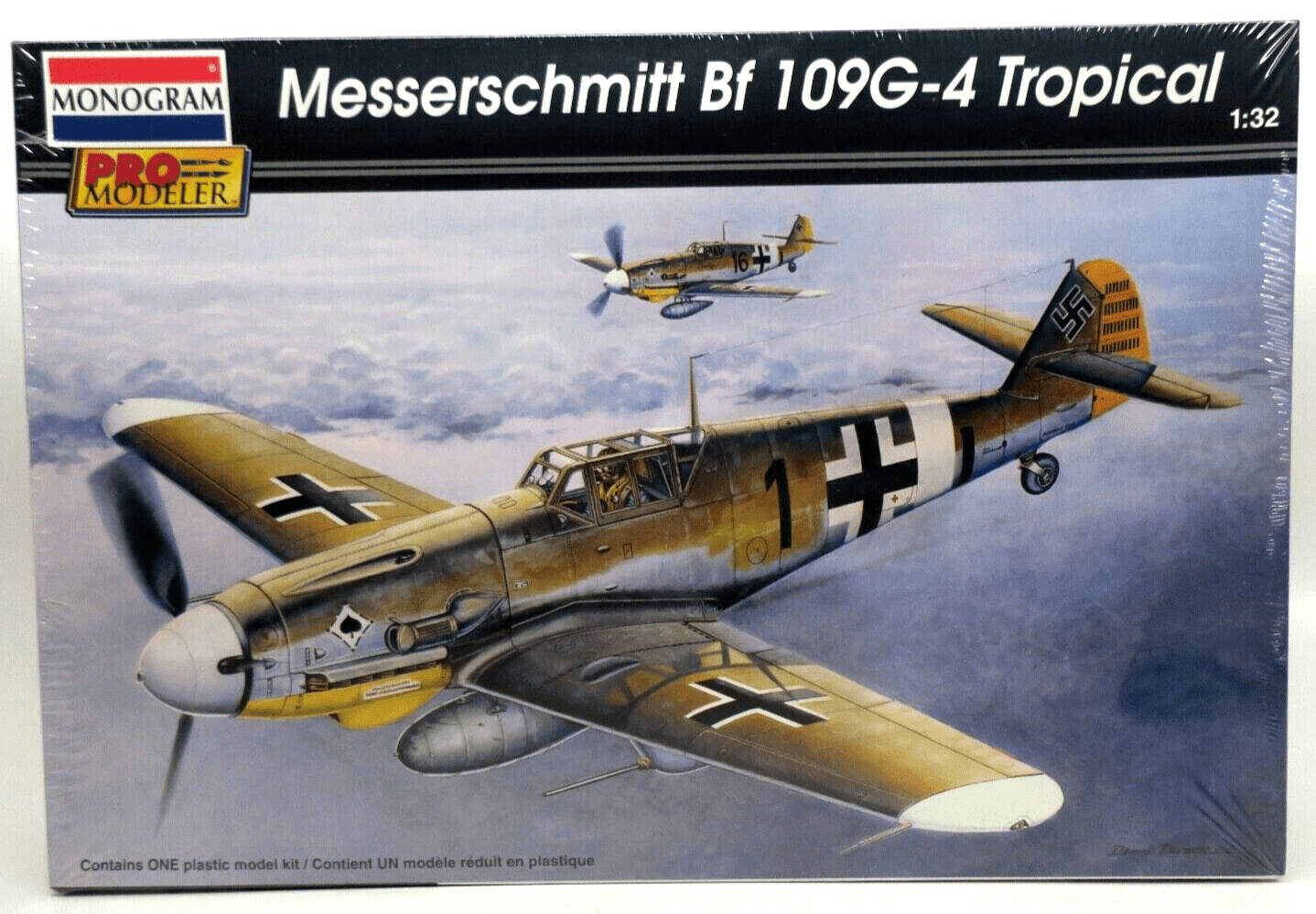 Monogram 1/32 Messerschmitt Bf-109G-4 Tropical Model Kit - WISE GUYS HOBBIES LLC
