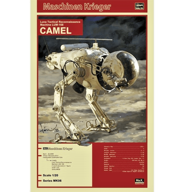 Hasegawa Maschinen Krieger 1/20 Camel Model Kit - WISE GUYS HOBBIES LLC