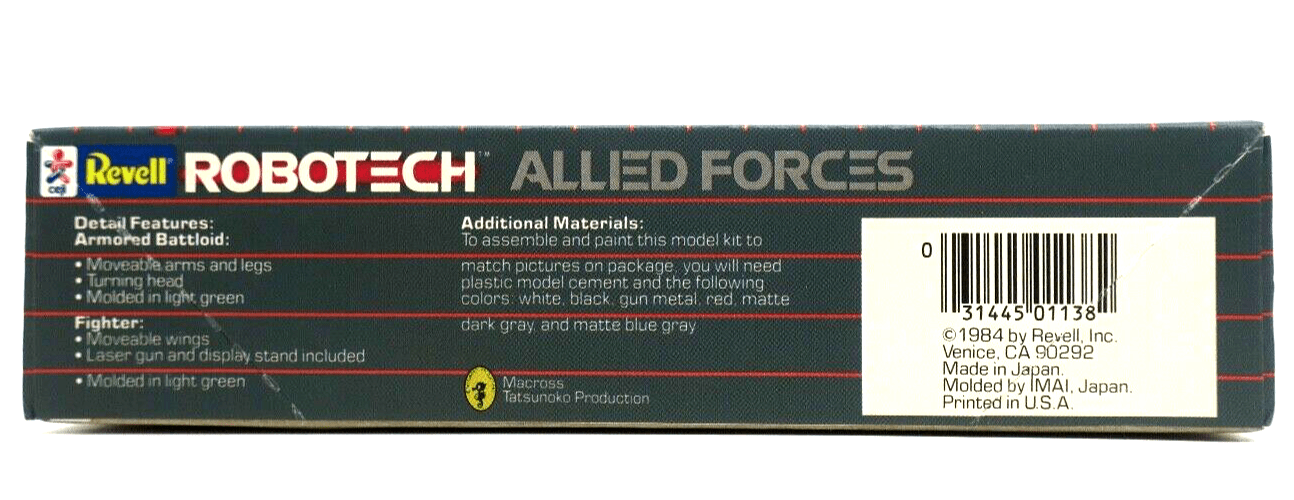 Revell 1/170 Robotech 2 in 1 Kit Allied Forces Model Kit 1138 - WISE GUYS HOBBIES LLC