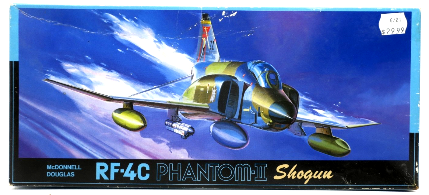 Vintage Fujimi 1/72 RF - 4C Phantom II Shogun Model Kit G - 14 - WISE GUYS HOBBIES LLC