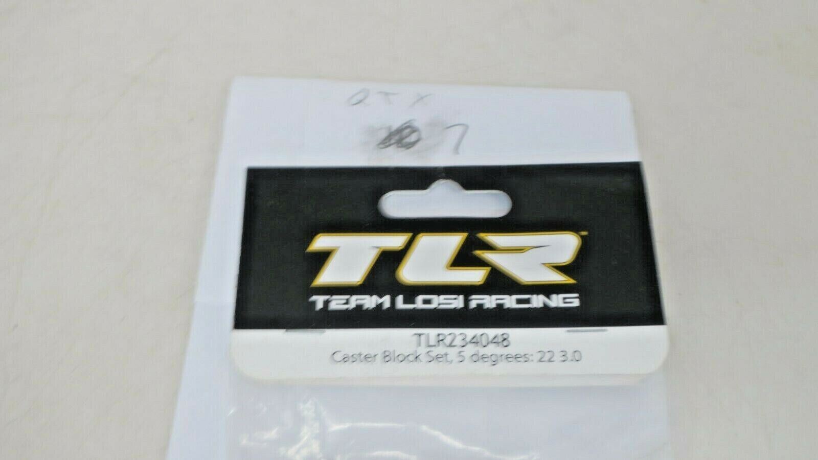 Team Losi Racing TLR234048 Caster Block Set(2) 5-Degrees: TLR 22 3.0 - WISE GUYS HOBBIES LLC