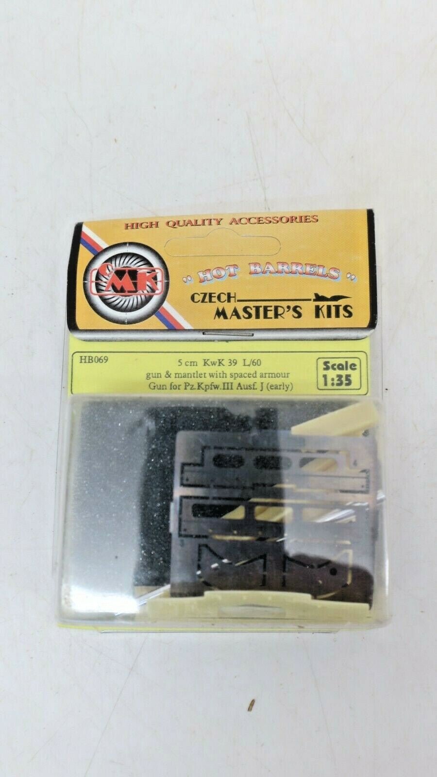 CMK 1/35 5CM KWK 39 L/60 GUN &AMP; MANTLET WITH SPACED ARMOUR (PZ.III J EARLY) - WISE GUYS HOBBIES LLC