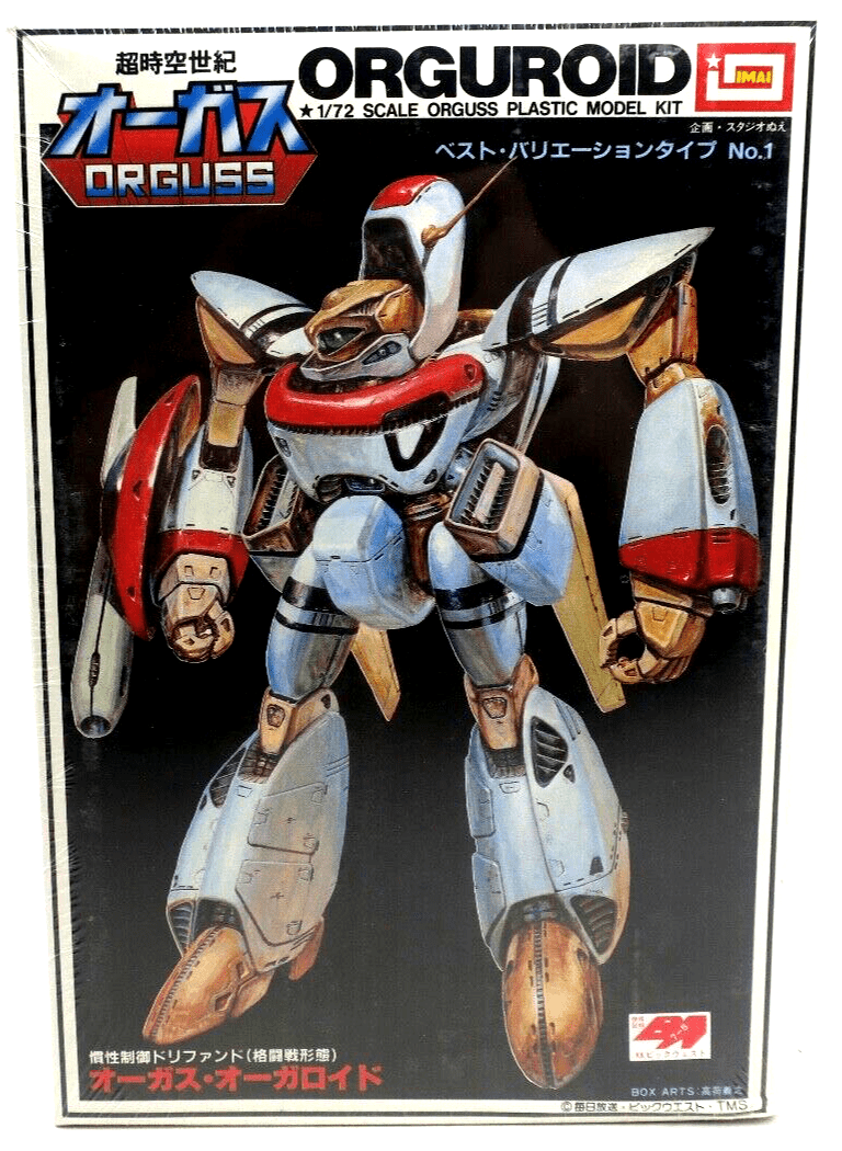Imai Robotech Orguss 1/72 Orguroid Model Kit No. 1 B-1337-300 - WISE GUYS HOBBIES LLC