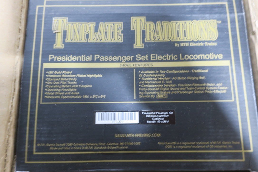 MTH 10-1126-0 Standard Gauge Presidential Locomotive Millenium Special NEW! - WISE GUYS HOBBIES LLC