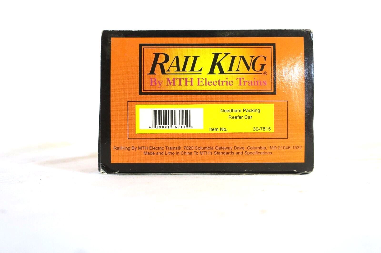MTH Railking O/O27 Scale 60408 Needham Packing Company Reefer Car 30-7815 ~ TSJM - WISE GUYS HOBBIES LLC