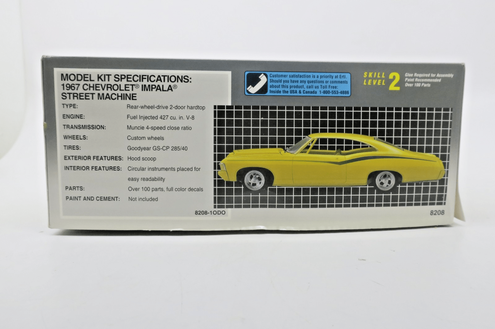 AMT 1/25 1967 Chevrolet Impala Street Machine Plastic Model Kit 8208 - WISE GUYS HOBBIES LLC
