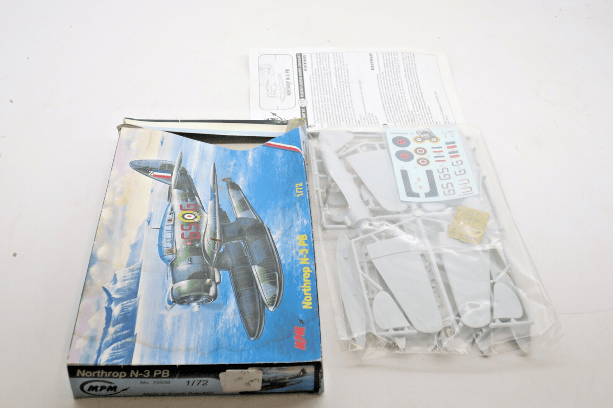 Box Damaged MPM 1/72 Northrop N-3PB Model Kit - WISE GUYS HOBBIES LLC
