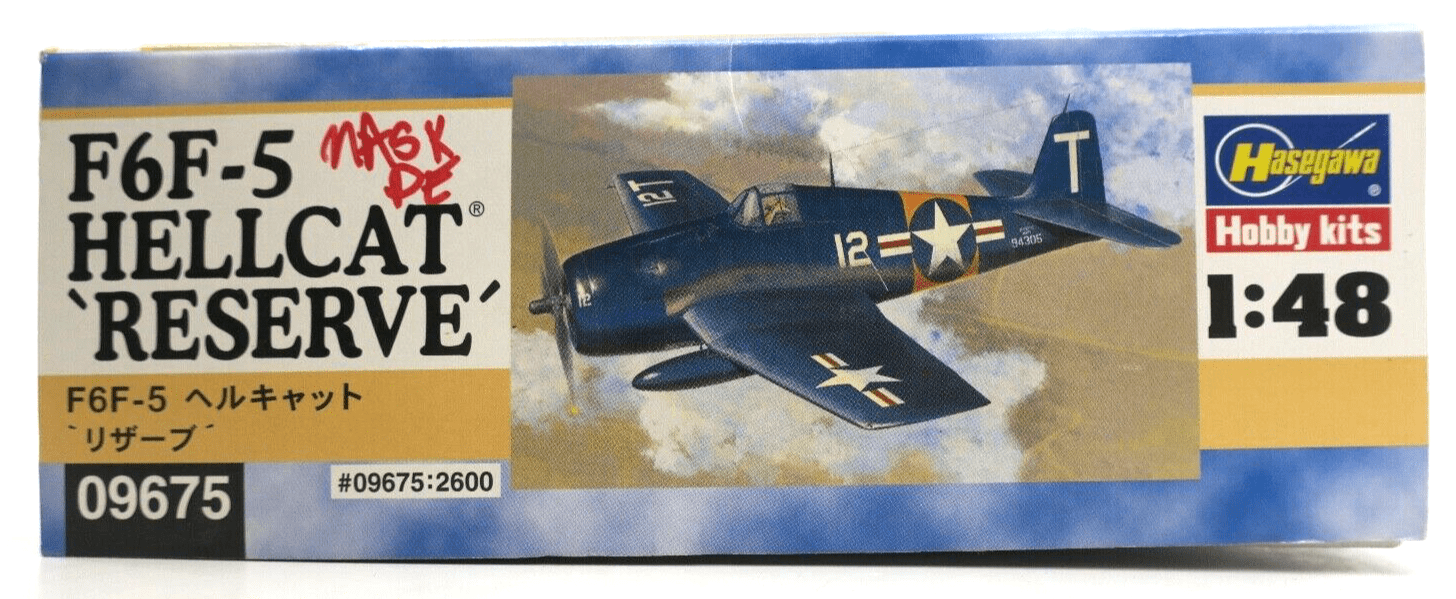Hasegawa 1/48 F6F-Hellcat with Photoetch Model Kit - WISE GUYS HOBBIES LLC