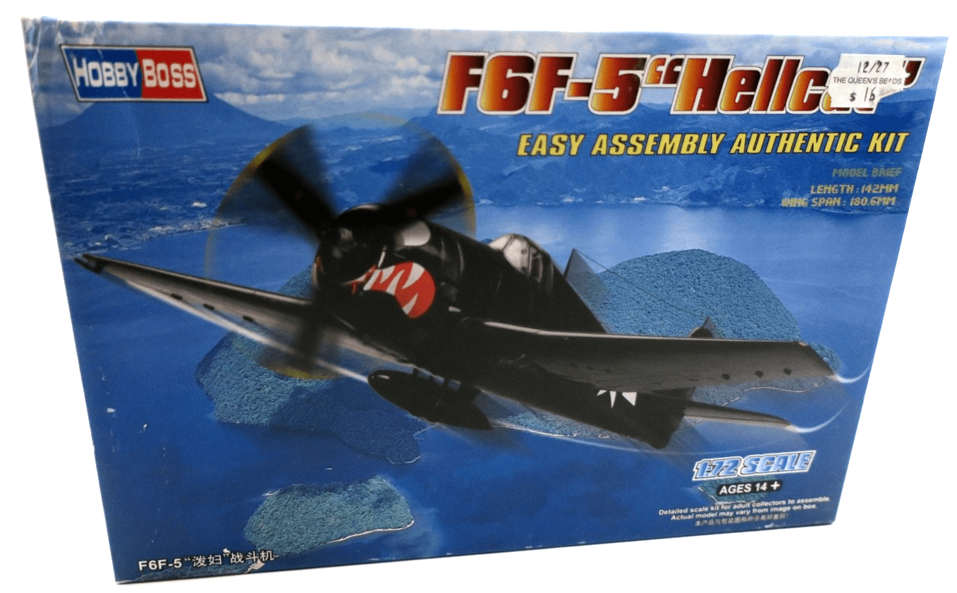 Hobby Boss 1/72 F6F - 5 Hellcat Model Kit - WISE GUYS HOBBIES LLC