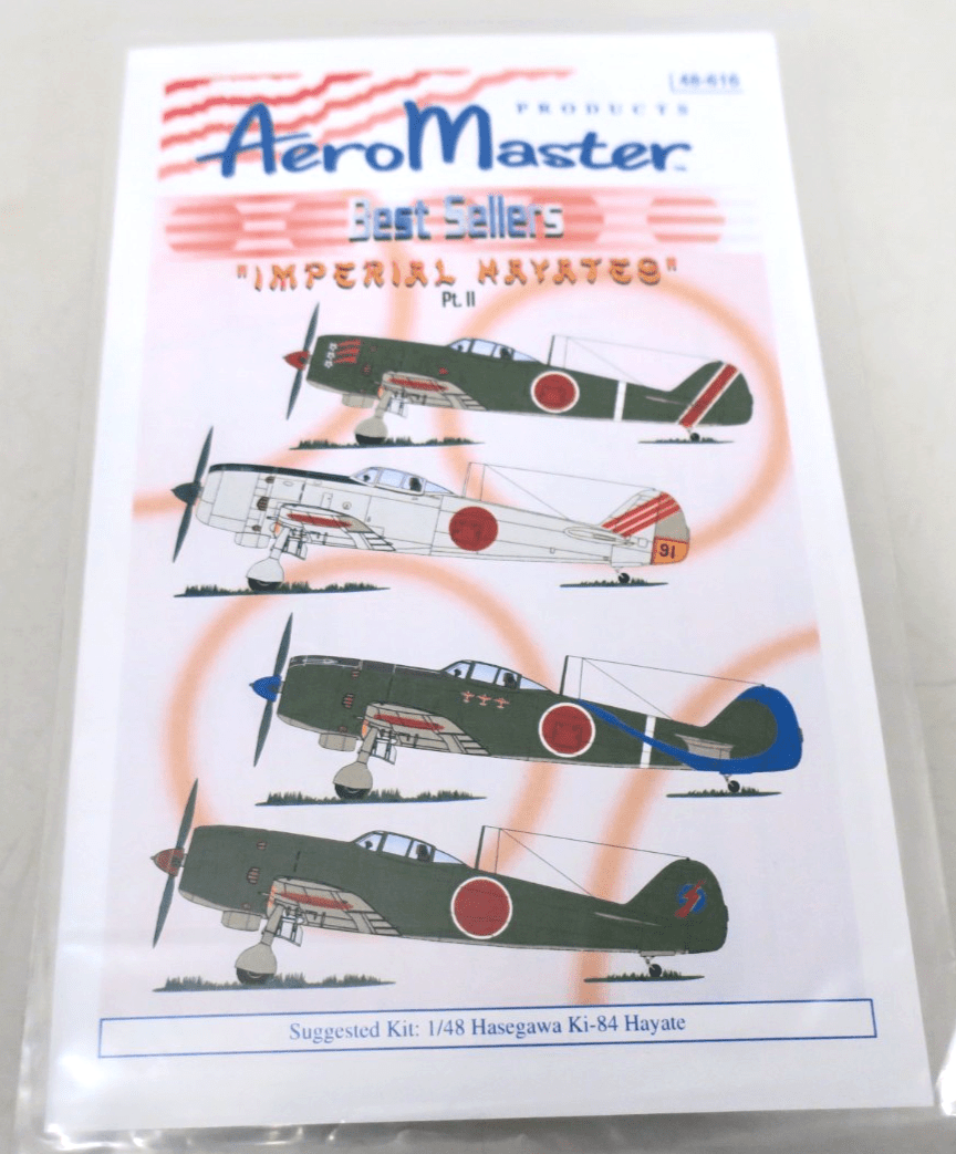 Aeromaster Decals 48 - 616 Best Sellers "Imperial Hayates" Pt.II - WISE GUYS HOBBIES LLC