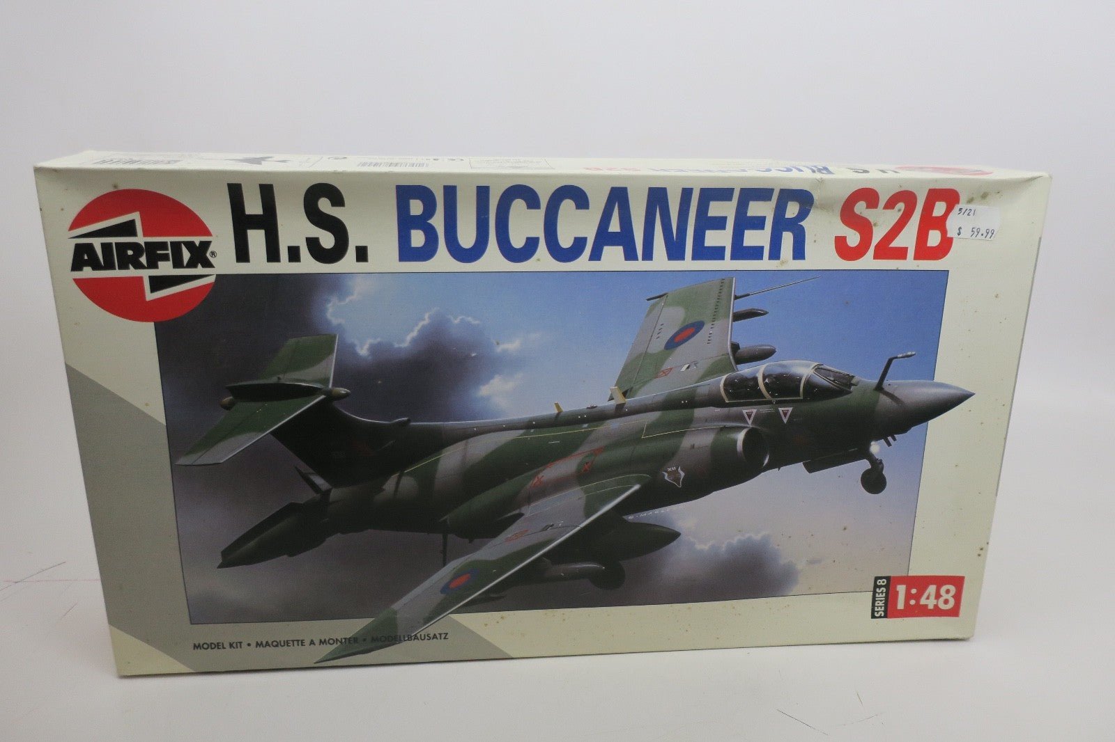 Airfix 1/48 HS Buccaneer S2B Model Kit - WISE GUYS HOBBIES LLC