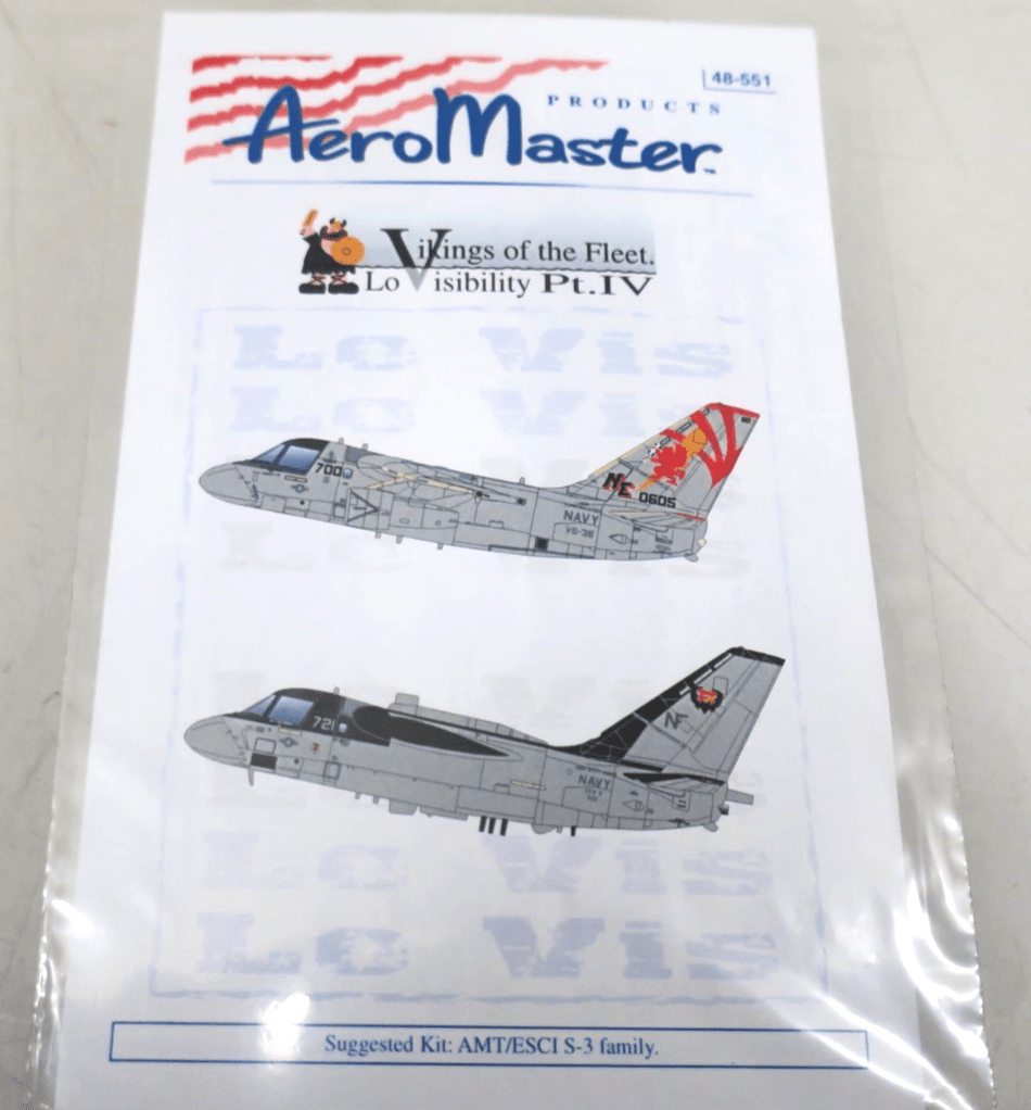 Aeromaster Decals 48 - 551 Vikings of the Fleet Low Visibility Pt. IV - WISE GUYS HOBBIES LLC