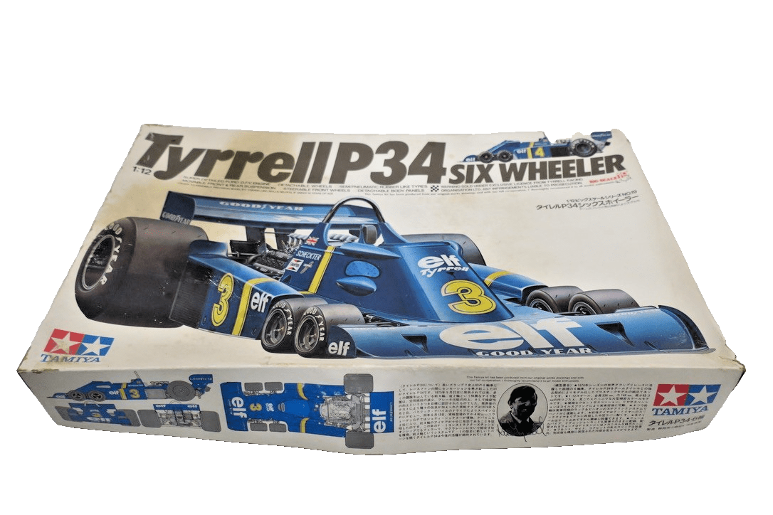 Tamiya Tyrrell P34 Six Wheeler Model Kit 1:12 BS1221 Formula one - WISE GUYS HOBBIES LLC