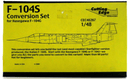 Cutting Edge 1/48 F-104S Conversion Resin Cast Kit - WISE GUYS HOBBIES LLC
