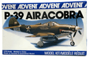 Advent 1/72 P - 39 Airacobra Model Kit 3301 - WISE GUYS HOBBIES LLC