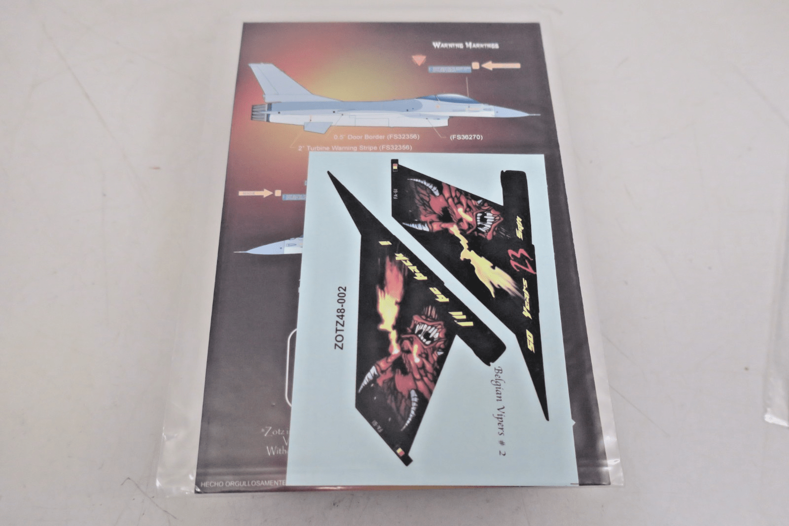 Zotz 1/32 F - 16A Belgian AF Vipers 2 I'll Be Back 48002 - WISE GUYS HOBBIES LLC