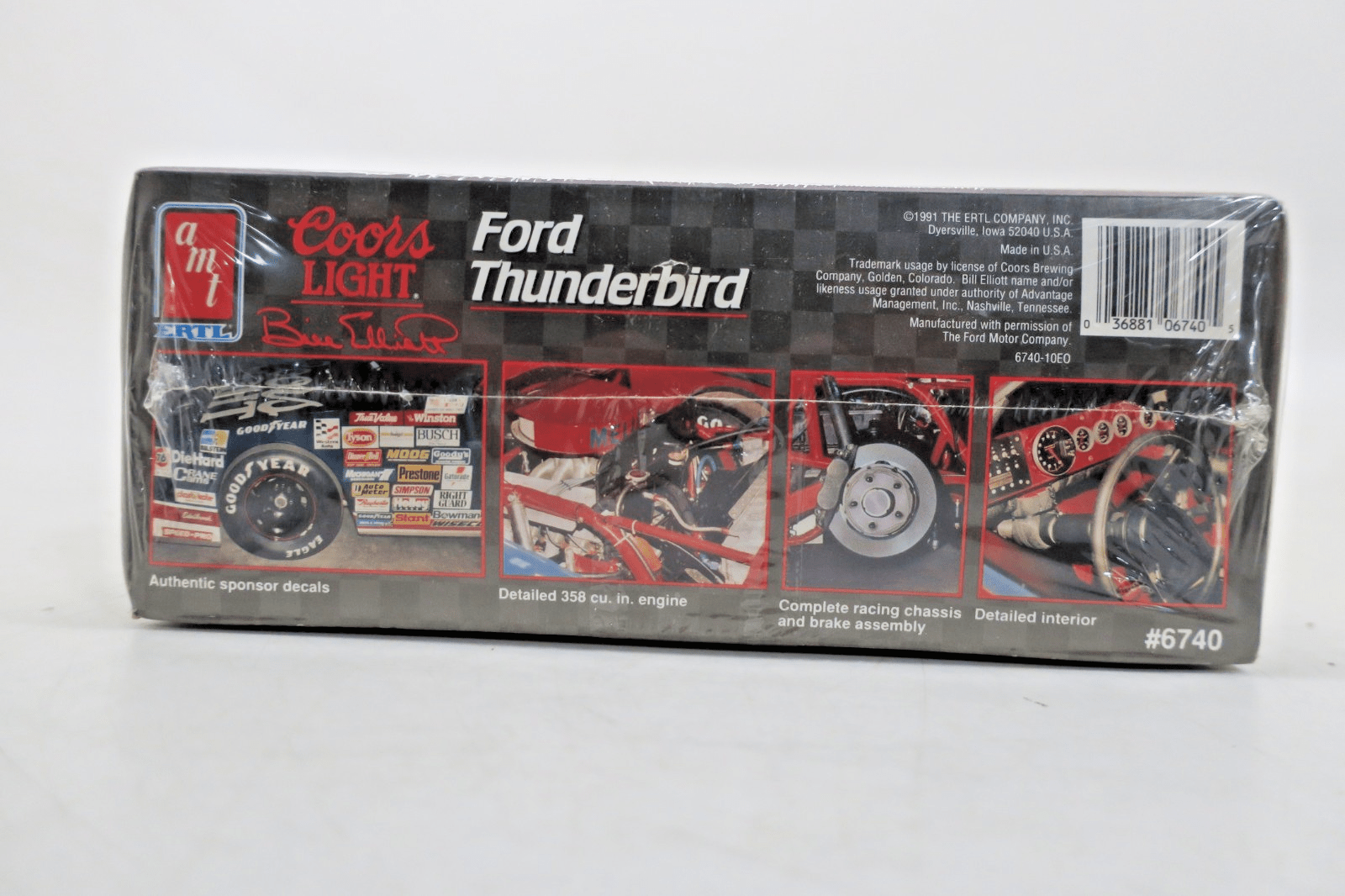 AMT 1/25 Ford Thunderbird Model Kit 6740 SEALED - WISE GUYS HOBBIES LLC