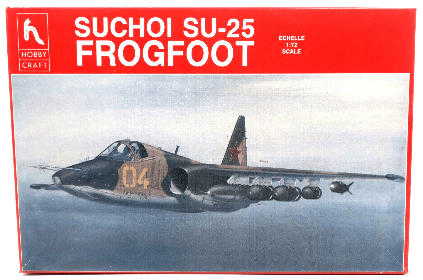 Hobbycraft 1/72 Suchoi SU-25 Frogfoot Model Kit 1382 - WISE GUYS HOBBIES LLC