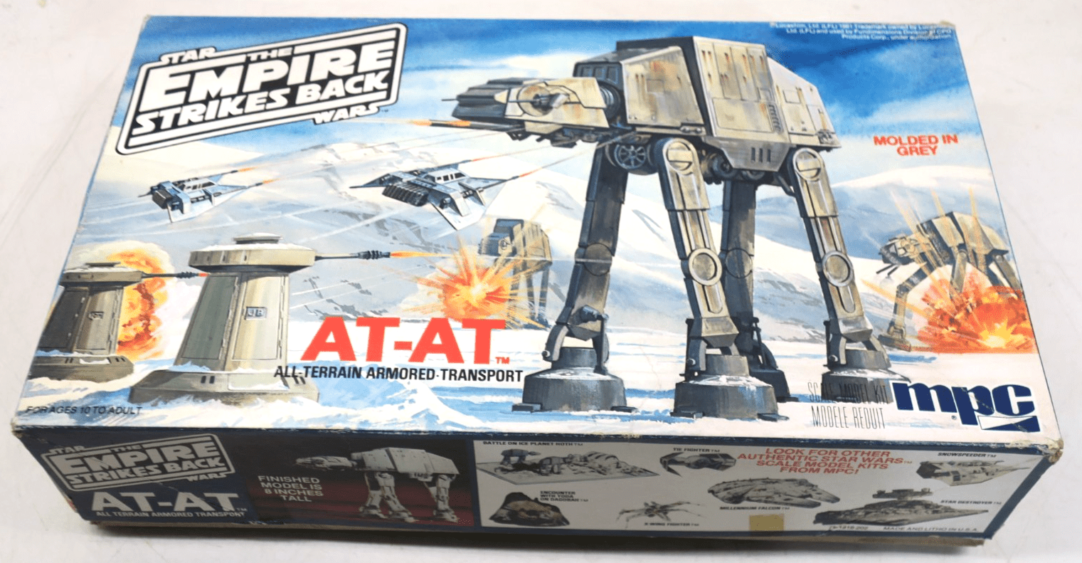 MPC 1/100 Star Wars Empire Strikes Back AT - AT Model Kit 950 - WISE GUYS HOBBIES LLC