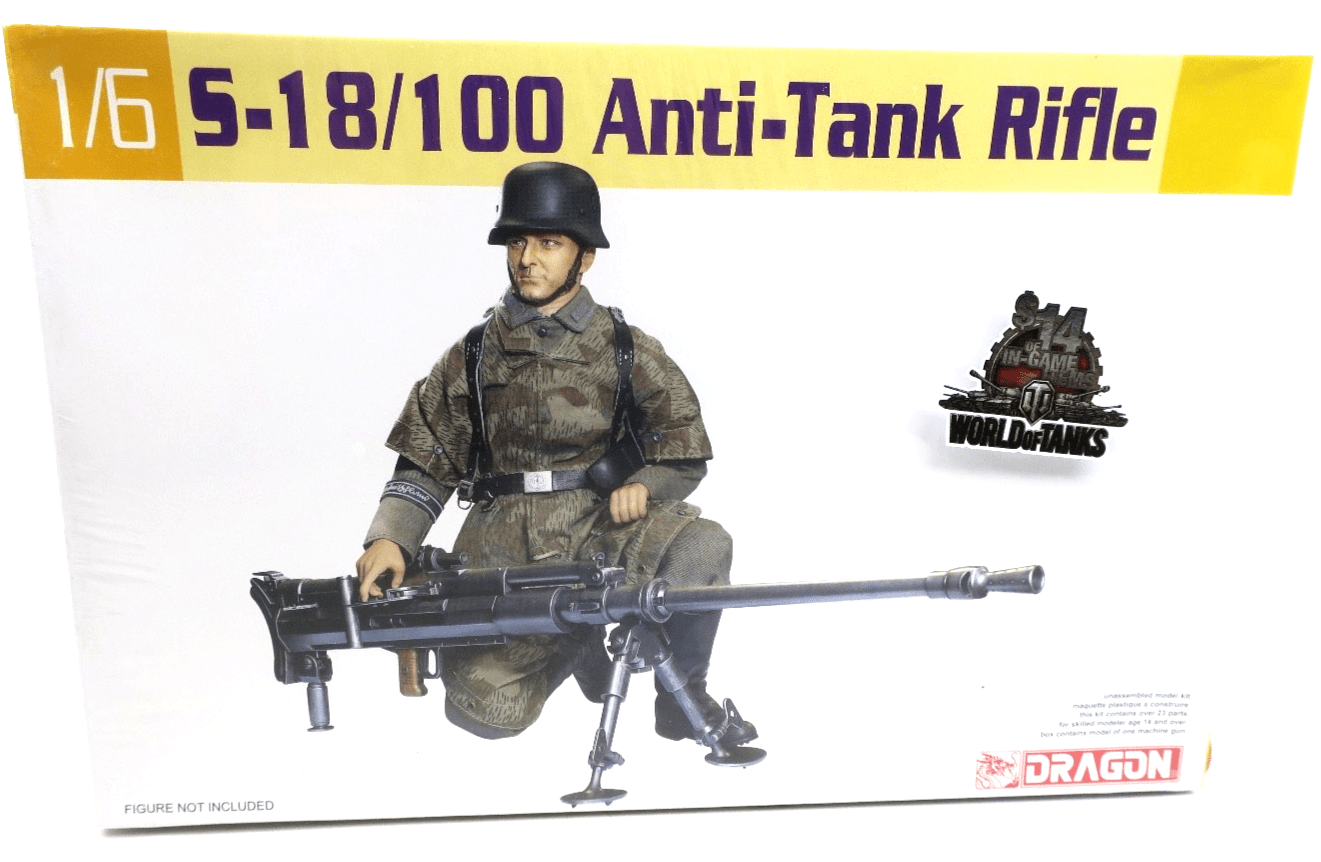 Dragon 1/6 S - 18/100 Anti - Tank Rifle Model Kit 75032 - WISE GUYS HOBBIES LLC
