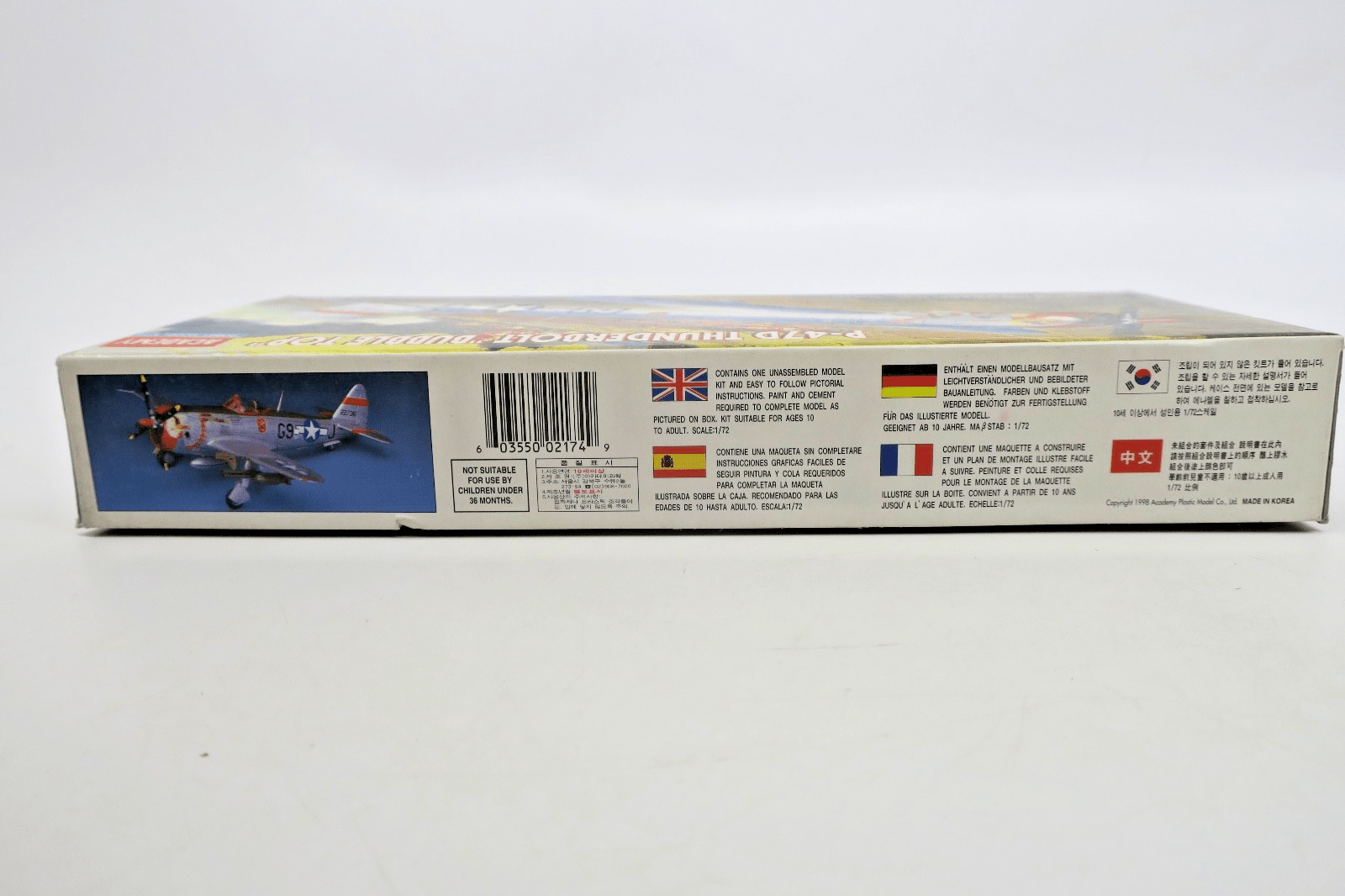 Academy 1/72 P - 47D Thunderbolt Bubbletop Model Kit 2174 - WISE GUYS HOBBIES LLC