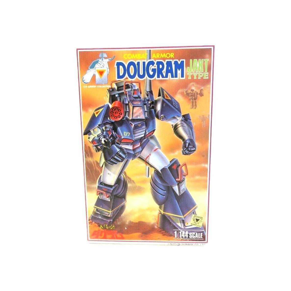 Nitto - Combat Armor Dougram JAKT Type - 1/144 Scale Model Kit (H) - WISE GUYS HOBBIES LLC