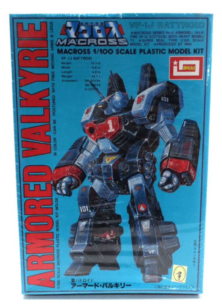 Imai Macross 1/100 VF - 1J Armored Valkyrie Model Kit 6 SEALED - WISE GUYS HOBBIES LLC