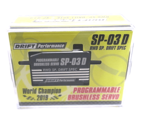 Yokomo SP - 03D Sp - 03 D Programable brushless Drift Servo (Black) - WISE GUYS HOBBIES LLC