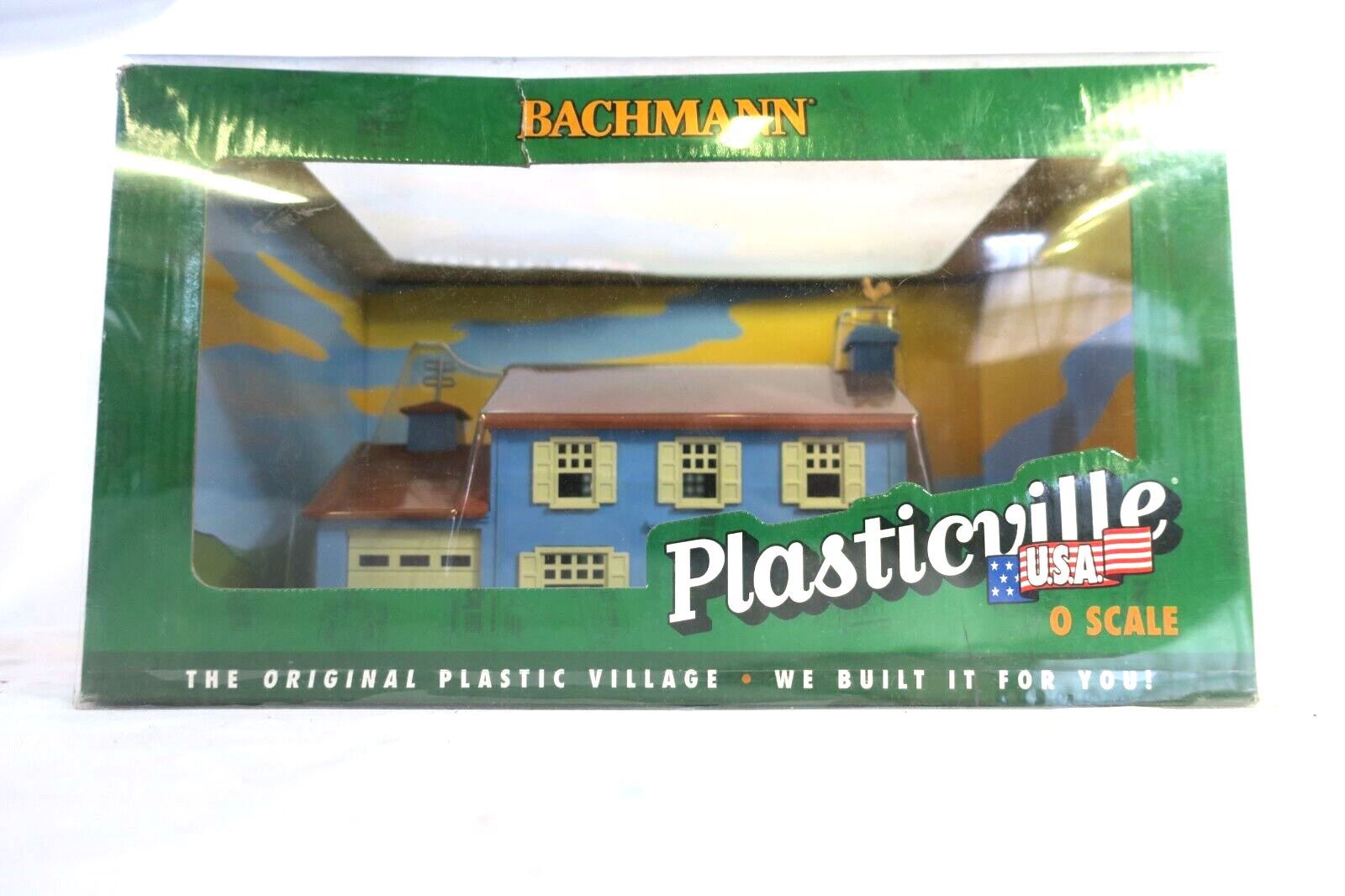 BACHMANN PLASTICVILLE 45305 O SCALE "TWO-STORY HOUSE" - WISE GUYS HOBBIES LLC