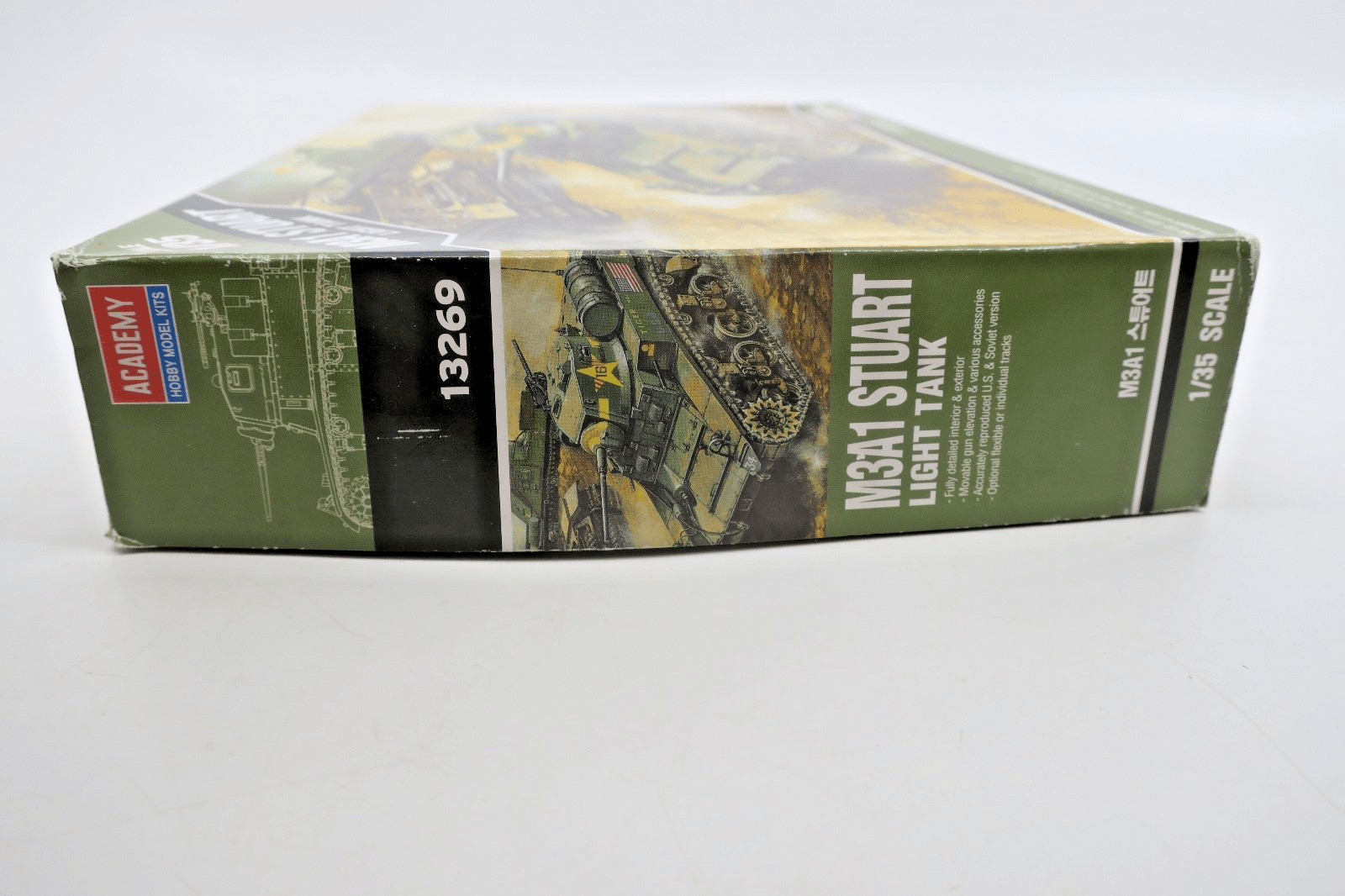 Academy 1/35 M3A1 Stuart Light Tank Model Kit 13269 - WISE GUYS HOBBIES LLC