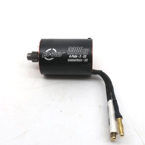RC Plus Sensorless Brushless Motor (3300Kv) 4 Pole 2S-3S - WISE GUYS HOBBIES LLC