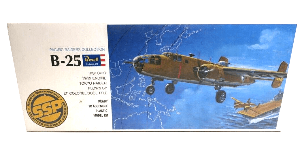 Revell 1:64 WWII North American B-25 Vintage Model Airplane Kit H-238 - WISE GUYS HOBBIES LLC