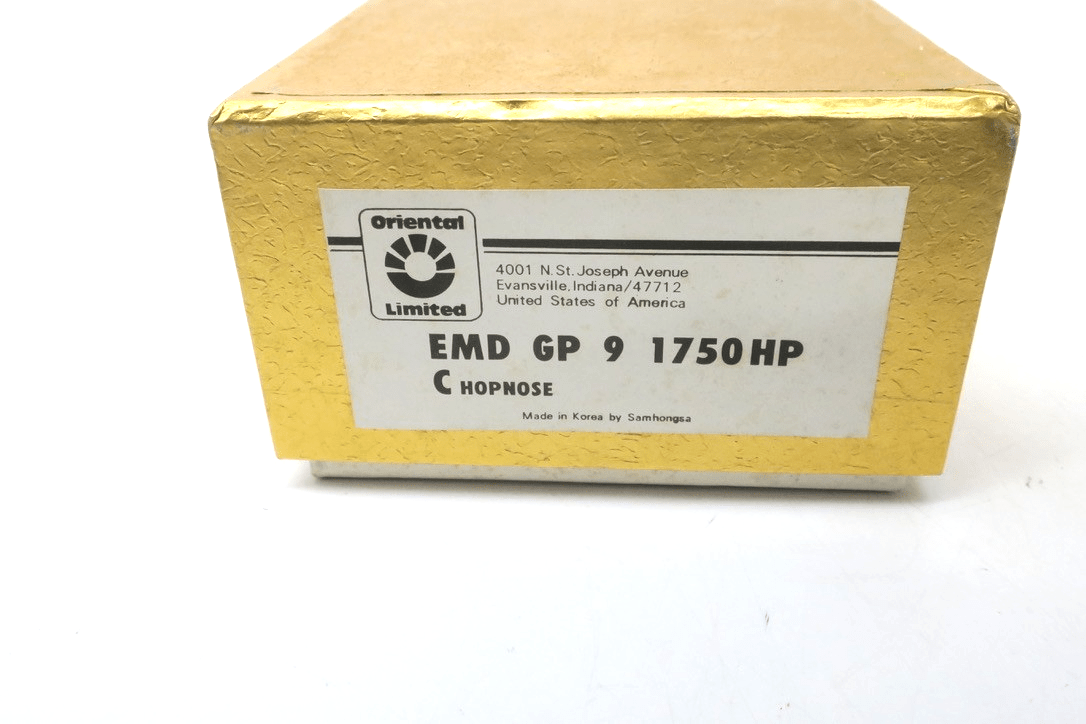 Oriental Limited Brass Western Maryland EMD GP 9 1750 Hp Chopnose Unpainted - WISE GUYS HOBBIES LLC
